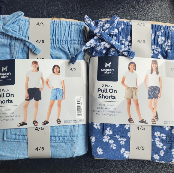 Girl shorts 4 pieces pack - Picture 1 of 1